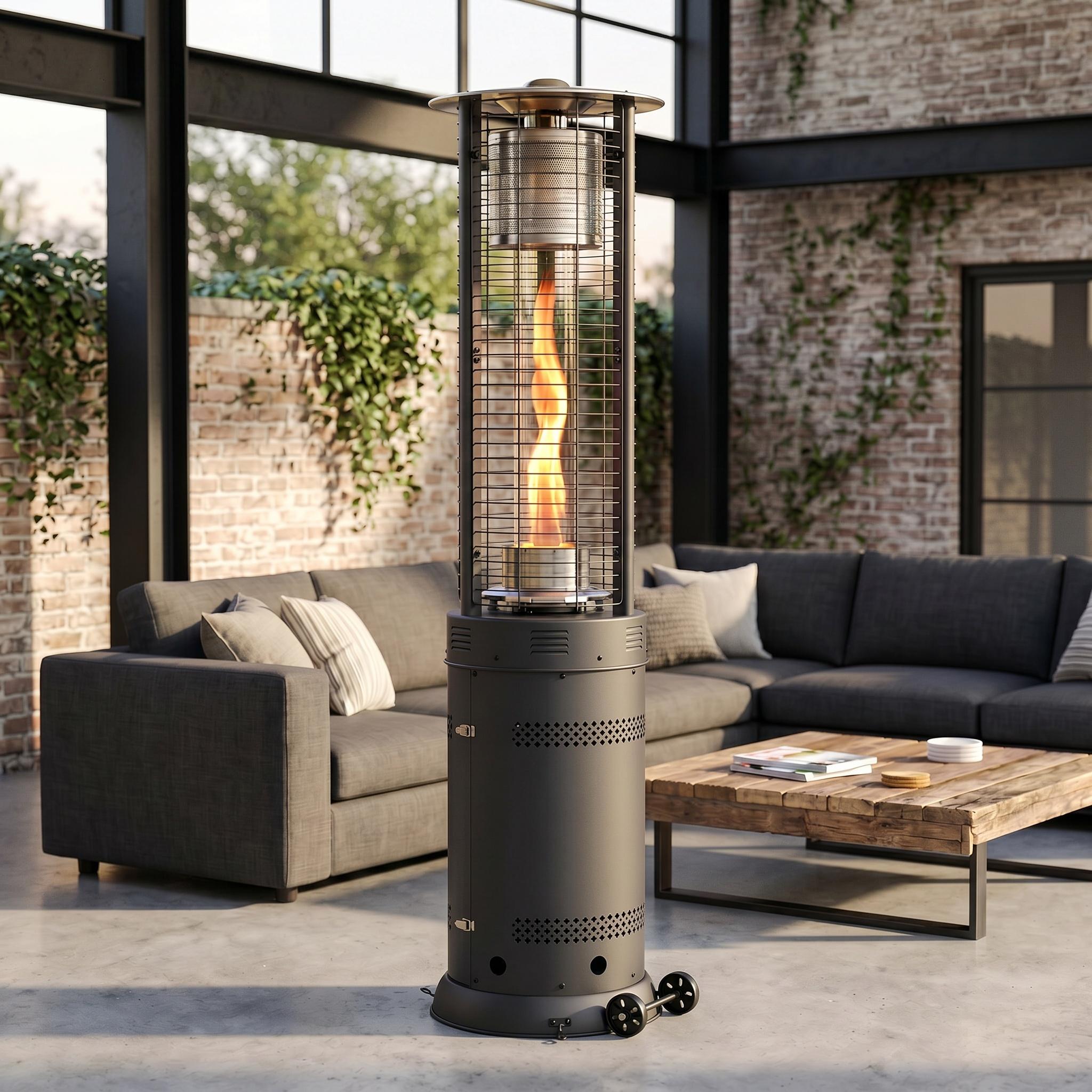 Paramount Kevin Spiral Patio Heater, Grey